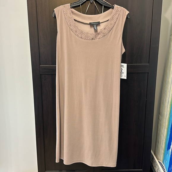 R&M Richards Taupe Dress & Jacket Size 12 NWT - Picture 5 of 7